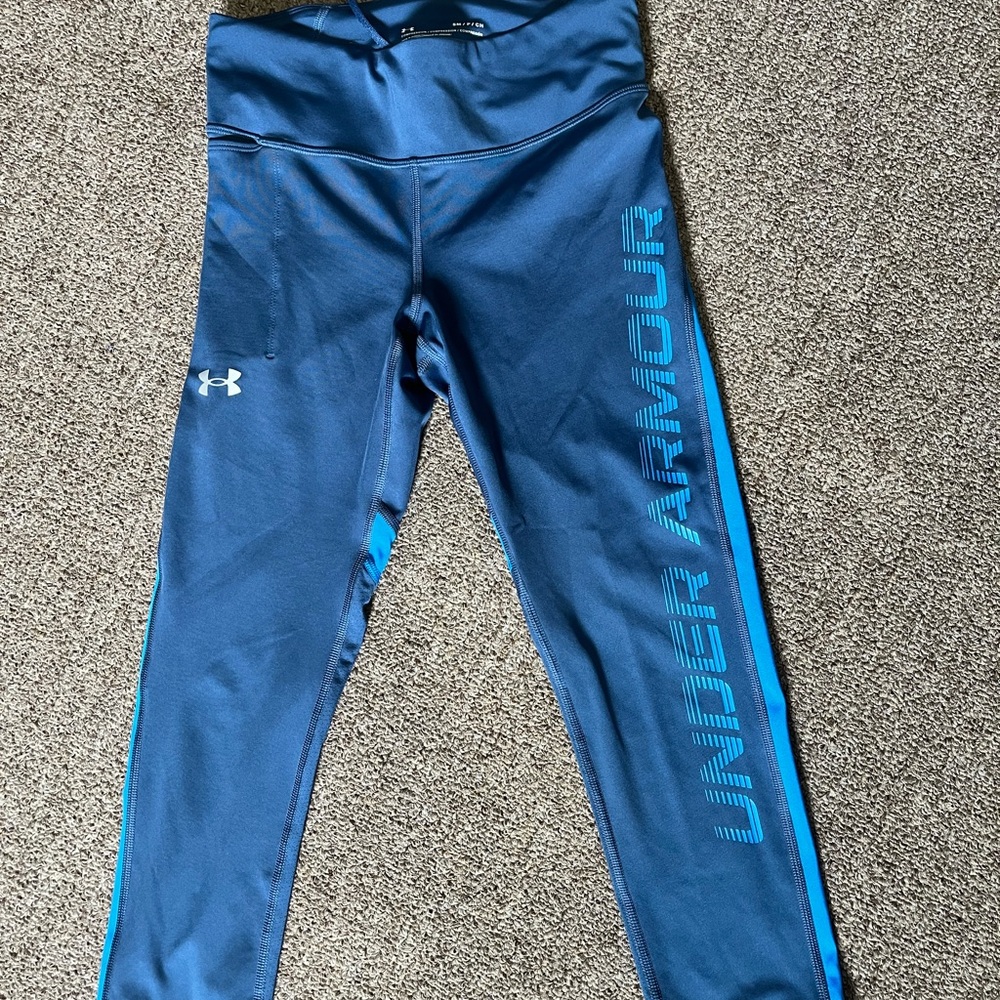 Under Armour Navy Blue Performance Leggings